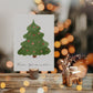Weihnachtskarte Frohe Weihnachten - Weihnachtsbaum