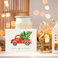 Weihnachtskarte Frohe Weihnachten - Auto & Weihnachtsbaum