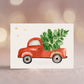 Weihnachtskarte Auto & Weihnachtsbaum