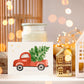 Weihnachtskarte Auto & Weihnachtsbaum