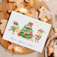 Weihnachtskarte Frohe Weihnachten - Elfen & Weihnachtsbaum