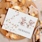 Weihnachtskarte Frohe Weihnachten - Mäuse & Lichterkette