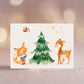 Weihnachtskarte Waldtiere