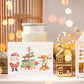 Weihnachtskarte Weihnachtsmann & Rentier