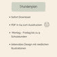 Stundenplan Meerjungfrau zum Ausdrucken A4. Screenshot zeigt Textlayout auf weißem Hintergrund, ideal für Kinder, zum mehrfachen Ausdrucken und Personalisieren.
