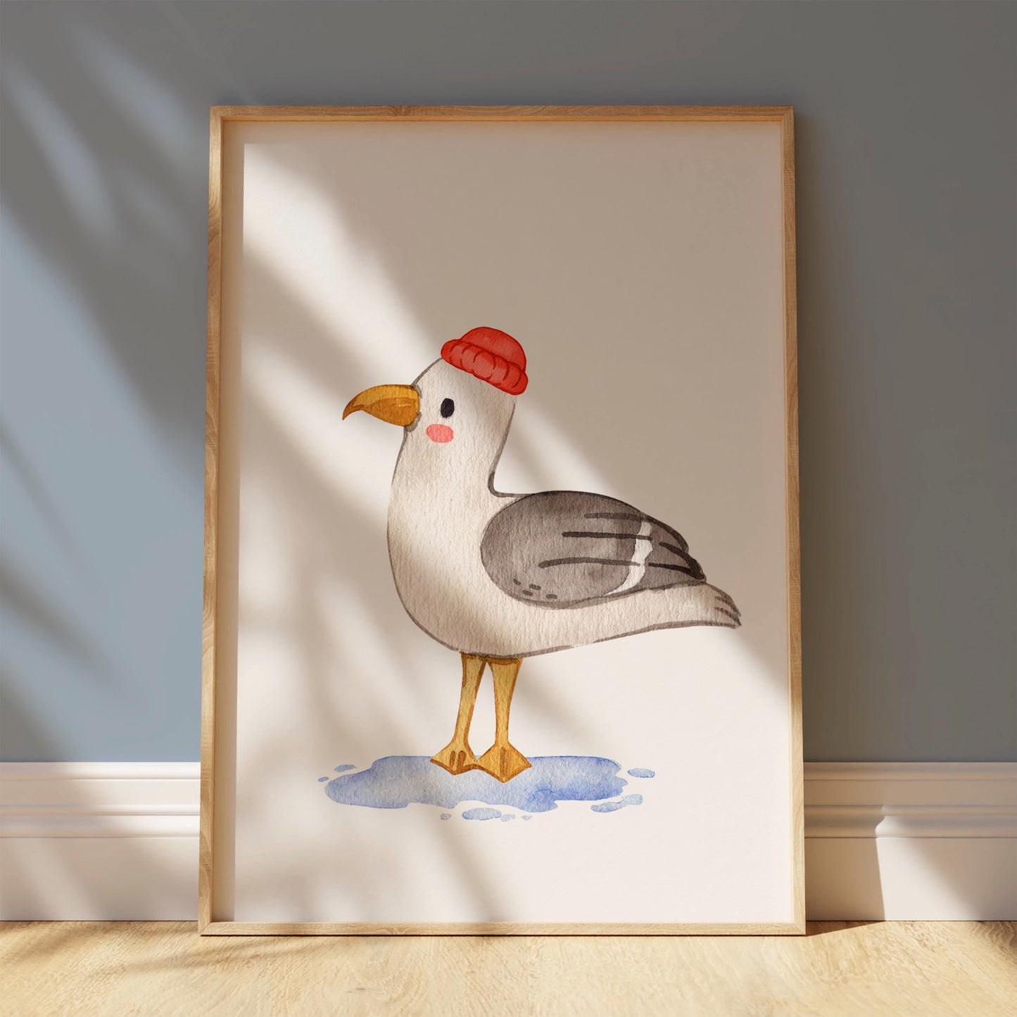 Kleine Möwe Mats Poster