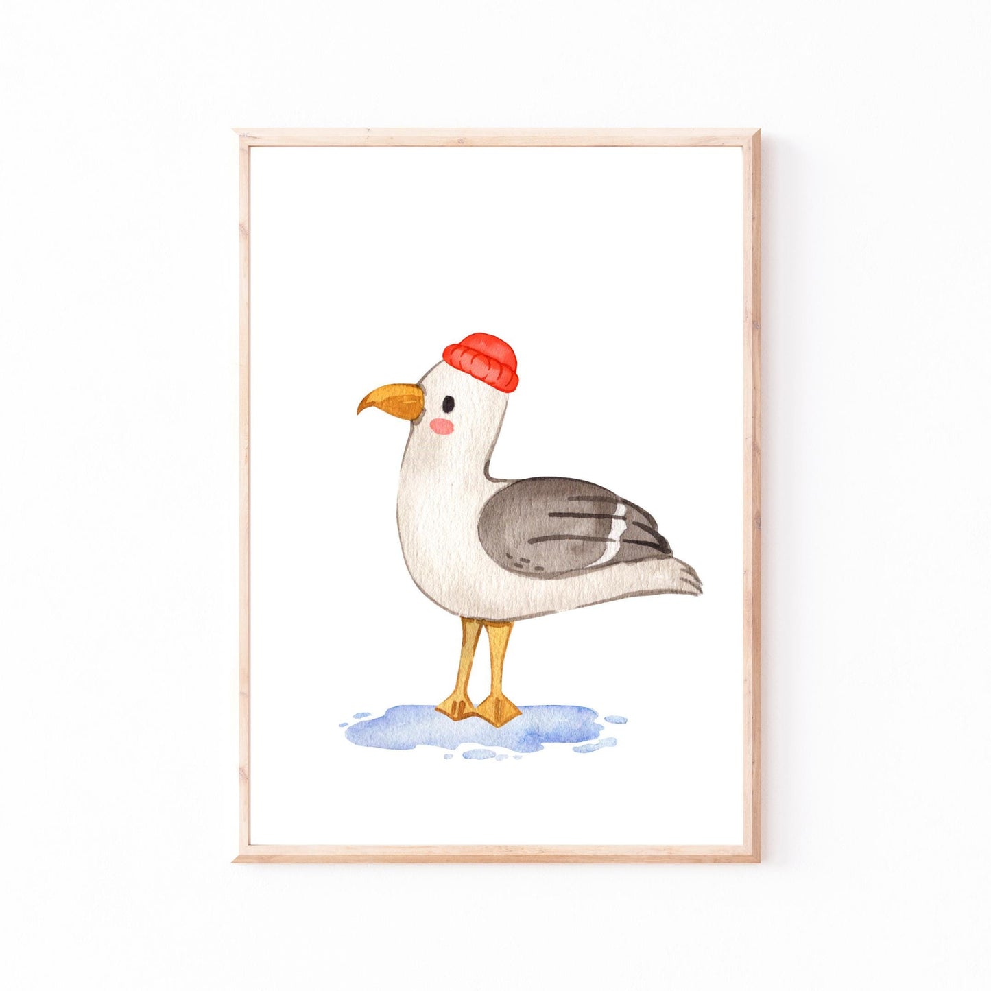 Kleine Möwe Mats Poster