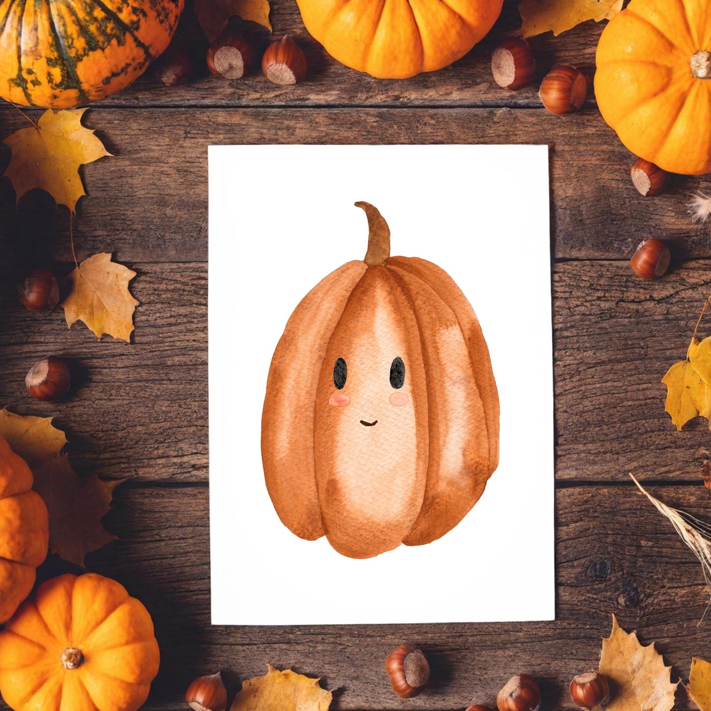 Süße Herbstkarten - 6er Set