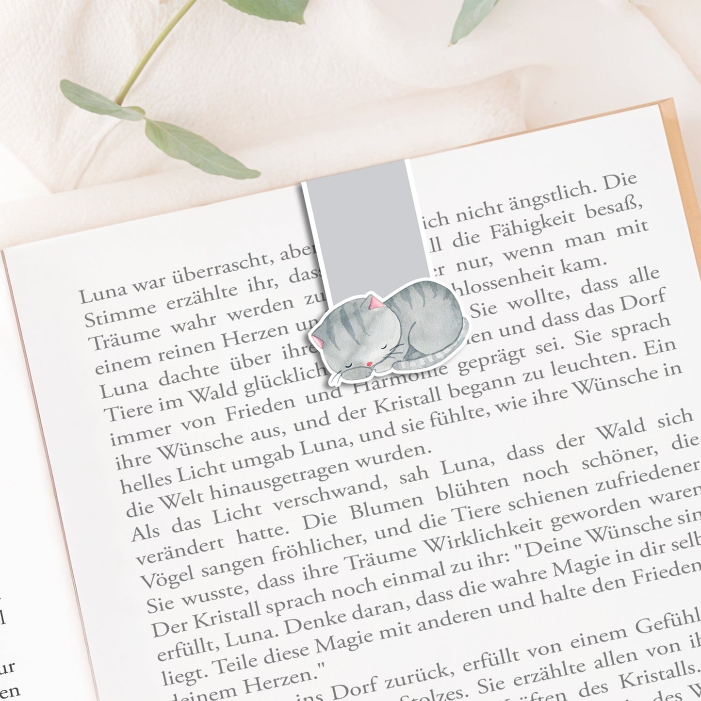 Magnetische Lesezeichen Katzen – 3er Set