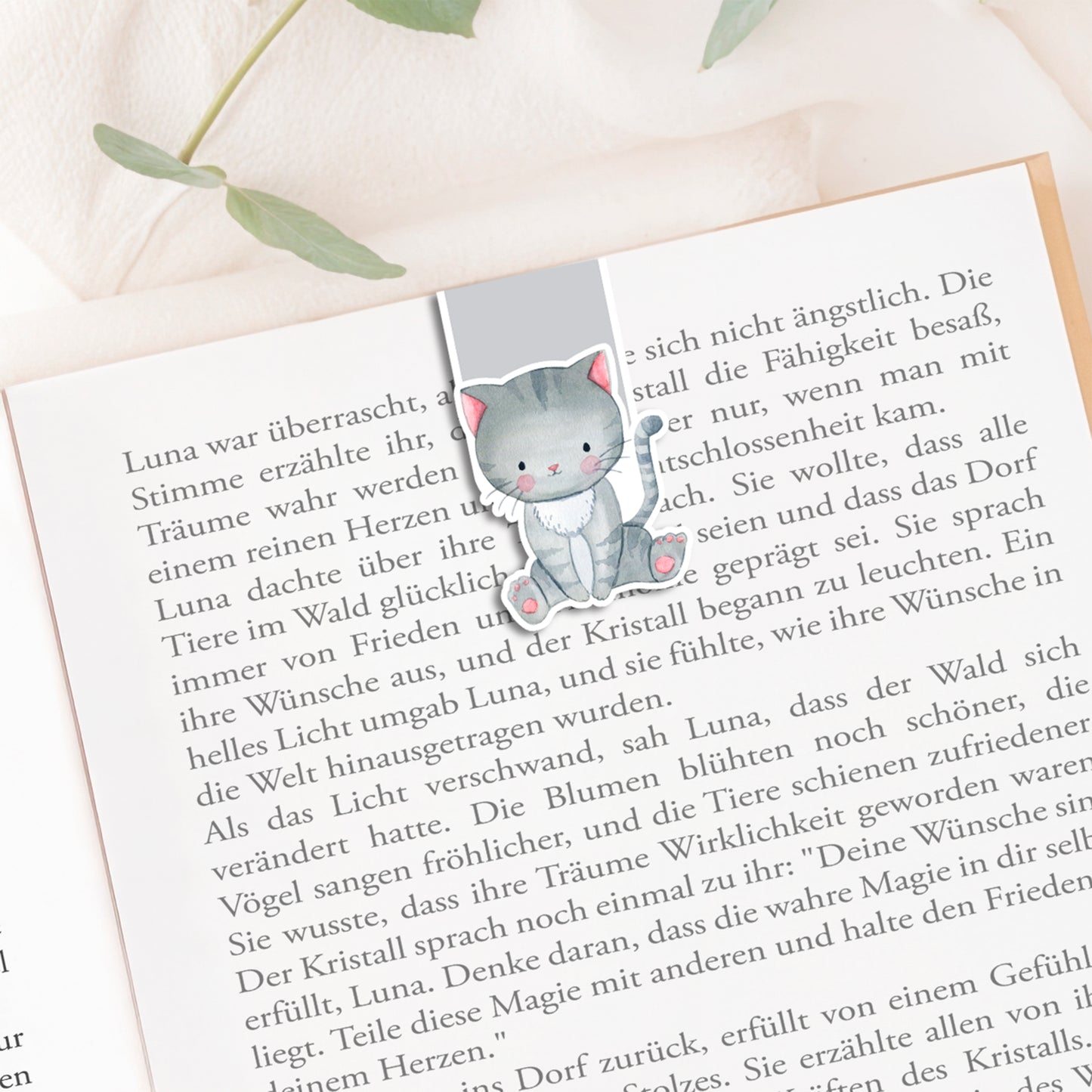 Magnetische Lesezeichen Katzen – 3er Set