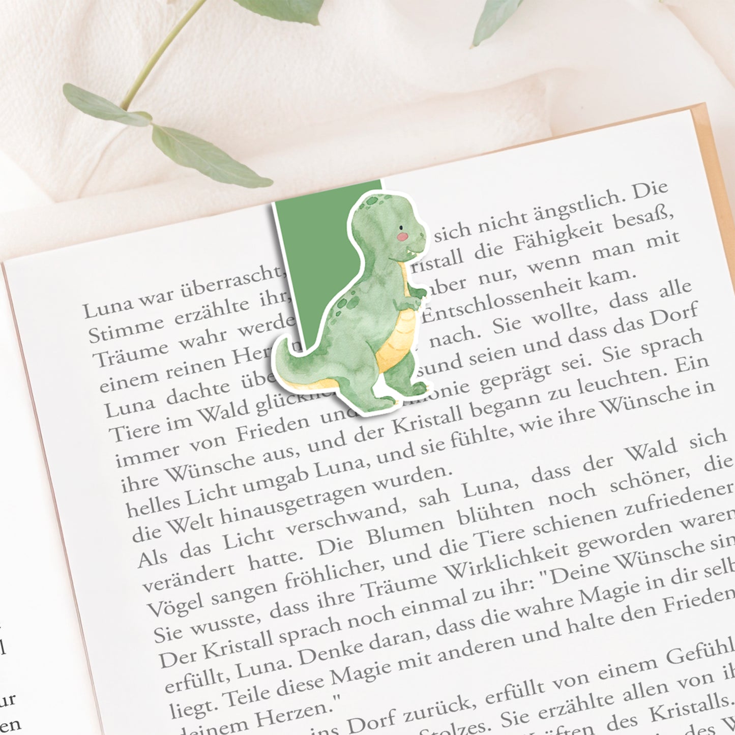 Magnetische Lesezeichen Dino – 3er Set