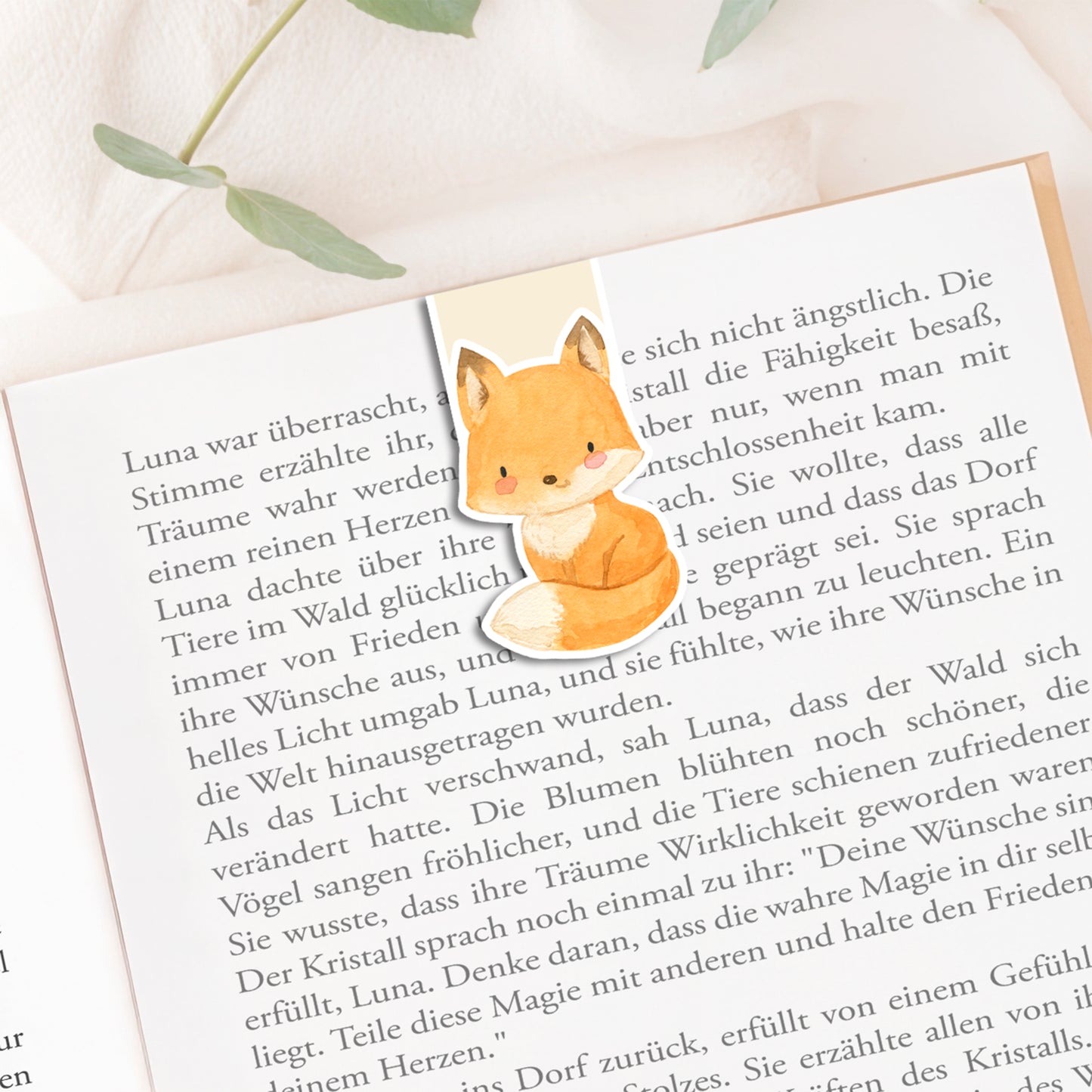 Waldtiere Geschenkset – Karte, Lesezeichen & Aufkleber
