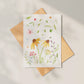 Karte Wildblumen