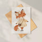 Postkarte Füchsin Frieda