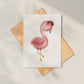 Postkarte Flamingo Florentine