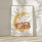 Träumender Bär auf dem Mond Poster
