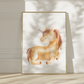 Einhorn Fleur Poster