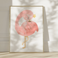 Flamingo Prinzessin Poster
