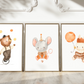 Bunte Zirkusfamilie – 6er Poster Set