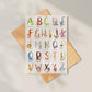 Karte Einschulung – Tier Alphabet