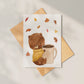 Karte Bär & Herbstlaub